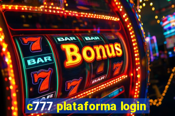 c777 plataforma login